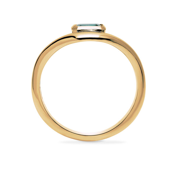 Yellow Gold Emerald Ring